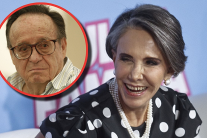 Florinda Meza y Chespirito en 2004, durante aquella entrevista en Chile que hoy genera polémica