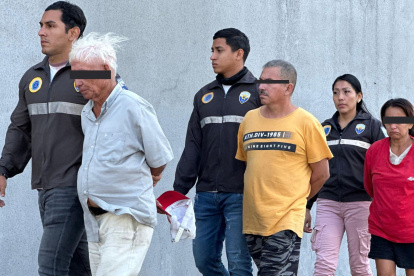 Los tres ciudadanos fueron detenidos en delito flagrante.