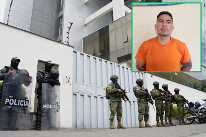 Daniel Salcedo, preso por delincuencia organizada, rinde su testimonio anticipado por el crimen de Fernando Villavicencio, este 27 de junio de 2024.