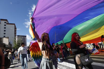 Según la organización, en la marcha del Orgullo participaron 15.000 personas.