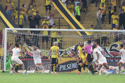 Barcelona SC cedió puntos en casa al empatar ante Libertad.
