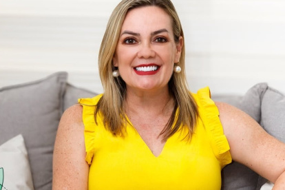 La presentadora Úrsula Strenge