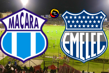 Macará y Emelec se enfrentan por la jornada 18 de la LigaPro 2025.