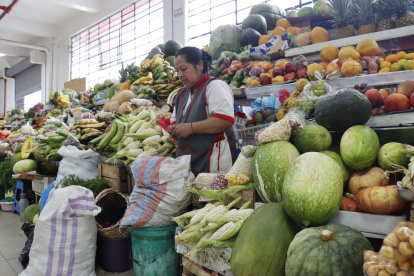 El mercado de Santa Clara en Quito.
