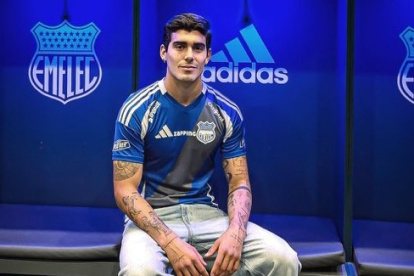 Alfonso Barco ya debutó con Emelec y siendo titular los 90 minutos.