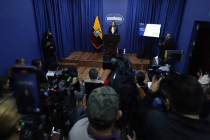 Carolina Jaramillo, vocera del Gobierno, durante un encuentro con medios de comunicación este 30 de junio de 2025.