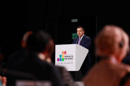 Daniel Noboa participó en la IV Conferencia Internacional sobre Financiación para el Desarrollo