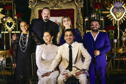 La familia de Pepe Aguilar.