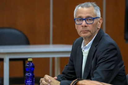 Jorge Glas durante el juicio por el caso Reconstrucción de Manabí.