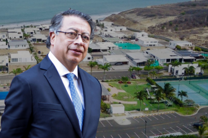 El presidente de Colombia Gustavo Petro se hospedó en exclusiva urbanización en Manta