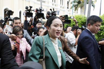 La primera ministra de Tailandia, Paetongtarn Shinawatra.