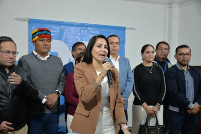 La excandidata presidencial Luisa González reaccionó al testimonio de Daniel Salcedo sobre asesinato de Fernando Villavicencio.