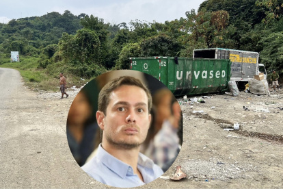 Fernando Cornejo, director de Aseo Cantonal y Servicios Especiales del Municipio de Guayaquil, promete sanciones por basura en el Jardín Botánico de Guayaquil.