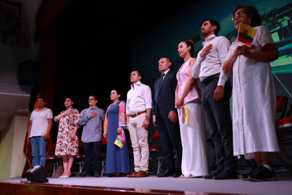 Daniel Noboa se encontró con la comunidad ecuatoriana en Roma y agradeció su respaldo electoral