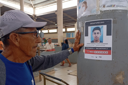 Julio Alexander Gaibor fue reportado como desaparecido el pasado 20 de junio en el cantón General Villamil