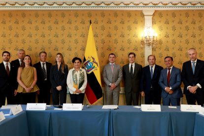 Daniel Noboa sostuvo una reunión clave con representantes de destacadas empresas italianas