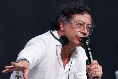 Gustavo Petro, presidente de Colombia, estuvo en Manta, Manabí, del 24 al 26 de mayo de 2025.