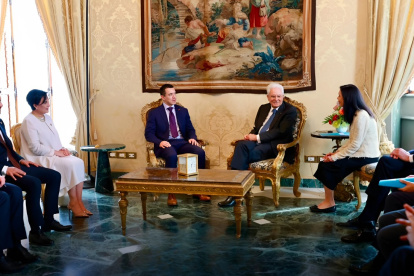 Daniel Noboa mantuvo reuniones clave en Roma para fortalecer la cooperación entre Ecuador e Italia