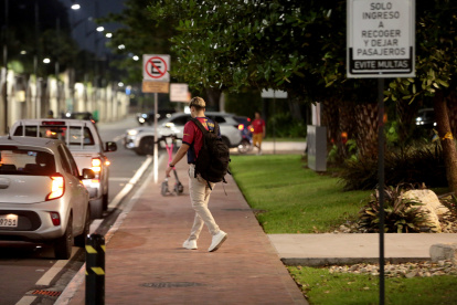 En esta zona de La Puntilla, aumentó la preocupación de sus habitantes en materia de seguridad.