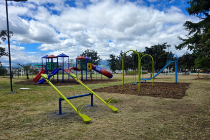 La intervención del parque abarcó 6.284 metros cuadrados de espacio público.