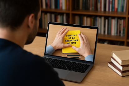 Imagen creada con ChatGPT con la caricatura que acompaña el análisis.