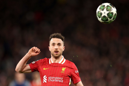 El futbolista del Liverpool Diogo Jota en una imagen de archivo.