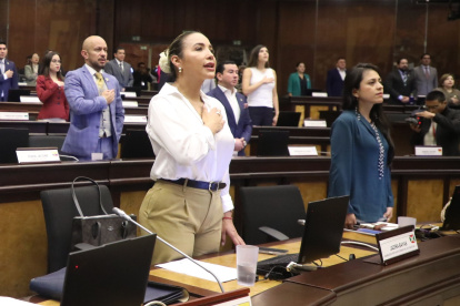 La asambleísta Yadira Bayas fue electa por la provincia de Santo Domingo en las pasadas elecciones de febrero de 2025.