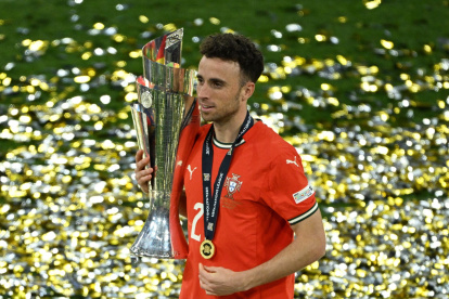 Diogo Jota se coronó campeón de la Nations League con Portugal