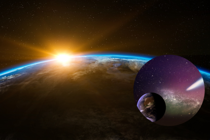 El cometa 3I/ATLAS refleja una tenue cola mientras se aproxima al Sol