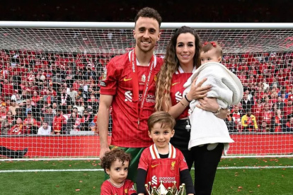 Diogo Jota, jugador fallecido de Liverpool, fue padre de tres hijos
