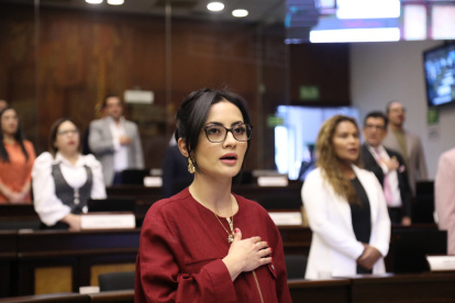 La asambleísta por Revolución Ciudadana Viviana Veloz fue sentenciada a pagar una multa por infracción electoral.