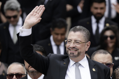 Fotografía del presidente de Costa Rica, Rodrigo Chaves.