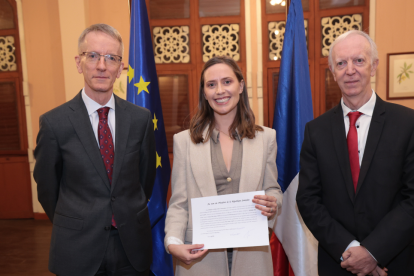 Philippe Létrilliart, Eloïse Cornu y Régis Malié.