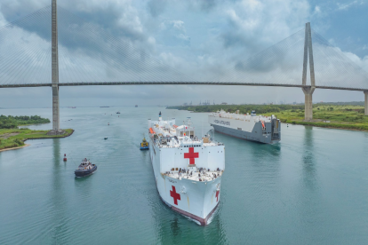 Buque hospital de los Estados Unidos.