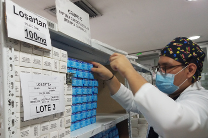 Una foto referencial de una farmacia de Guayaquil.