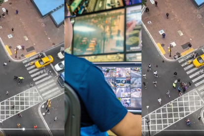 Video muestra ataque a agente de tránsito de la ATM en pleno centro de Guayaquil.