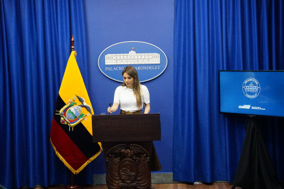 La vocera de Carondelet, Carolina Jaramillo, habló sobre el Quinto Puente.