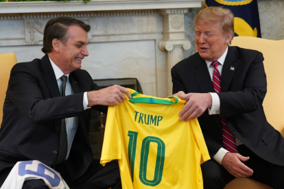 Donald Trump y Jair Bolsonaro mantienen una estrecha afinidad ideológica