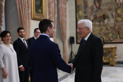 El presidente Daniel Noboa mantuvo un encuentro con su homólogo de Italia, Sergio Mattarella.