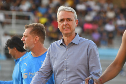 El entrenador Tiago Nunes sumó su segundo triunfo en el banquillo de Liga de Quito.