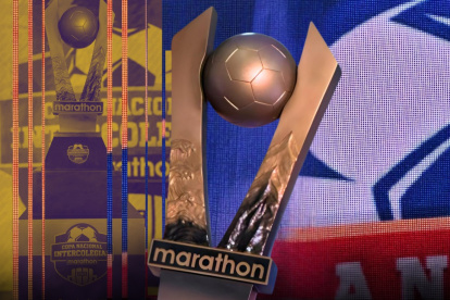 El trofeo y el balón oficial de la Copa Intercolegial Nacional de fútbol fueron presentados este lunes 7 de julio.