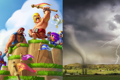 El término Supercell designa tanto a un fenómeno meteorológico violento como a una exitosa firma de videojuegos