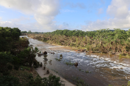 Fotografía del río Guadalupe este martes el 8 de julio de 2025,  en Kerville (Estados Unidos).