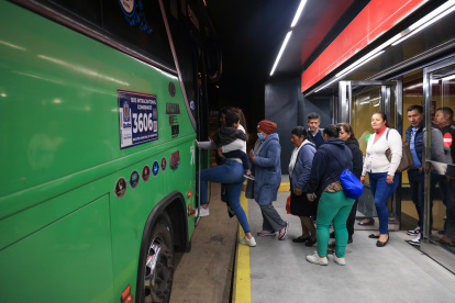 Servicio. La estación San Francisco es el punto de conexión directa con el valle de Los Chillos.