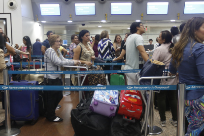 El aeropuerto de Guayaquil, José Joaquín de Olmedo.