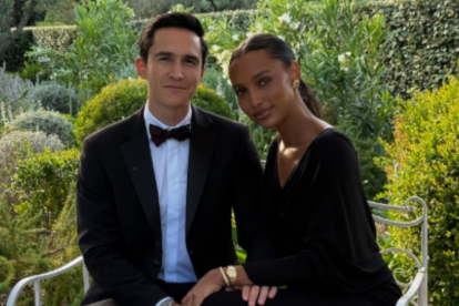 Jasmine Tookes y su esposo, Juan David Borrero, esperan a su segundo hijo
