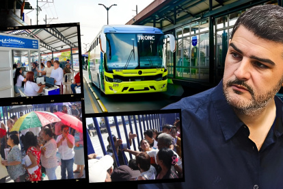 Este 9 de julio, Aquiles Álvarez se refirió a las quejas registradas por el usuario en la hace poco inaugurada Troncal 4.