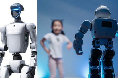 El robot G1 de Unitree, equipado con inteligencia artificial es capaz de juegar con niños