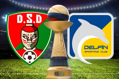 Delfín (d) visita a Deportivo Santo Domingo en los 16avos de final de Copa Ecuador 2025.