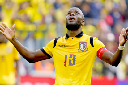 Enner Valencia es el goleador de la selección ecuatoriana